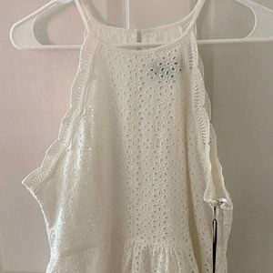 LuLu's White Sleeveless Top